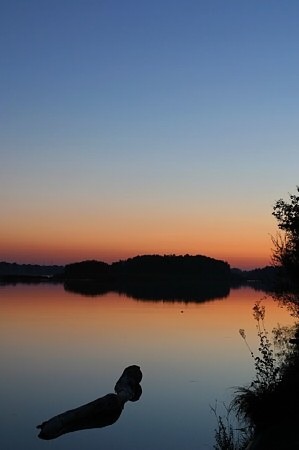 Blaue Stunde am Inn