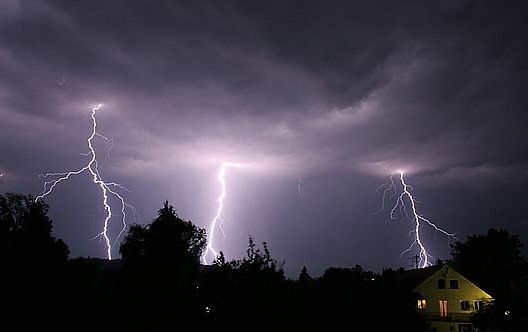 Starkes Gewitter