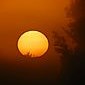 Sonnenaufgang bei Nebel